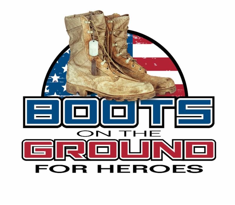 Boots on The Ground for Heroes Memorial